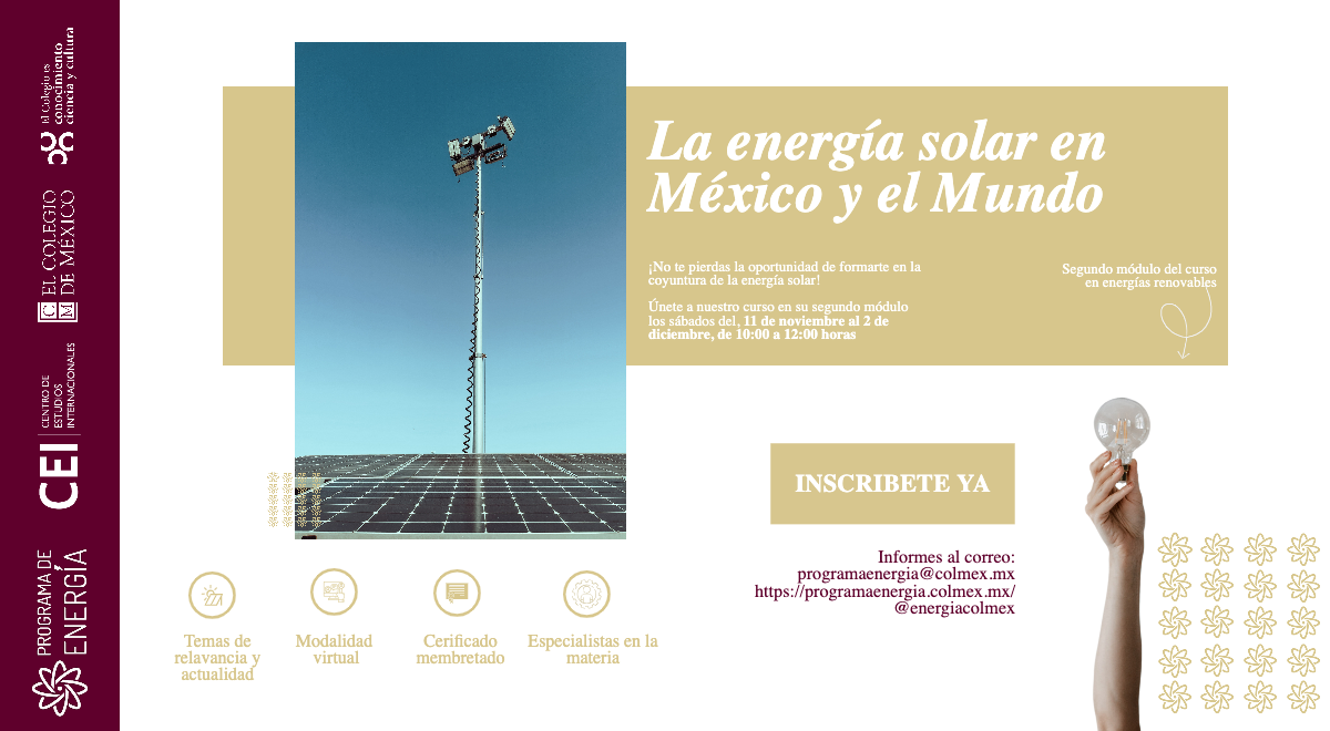 La energía solar en México y el mundo